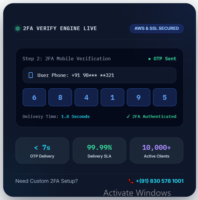 Send Mobile Verification Code API